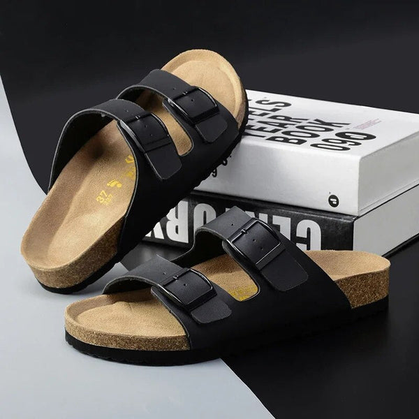 FrejaShop™ Stilfulde bløde mænds sandaler til sommeren