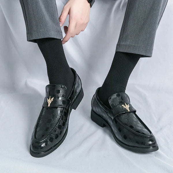 Klassisk Veneto loafer i læder